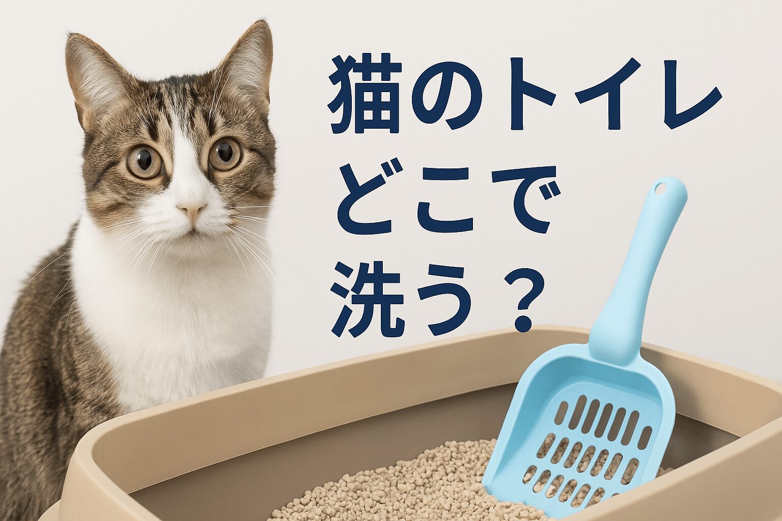猫 の トイレ どこで 洗う