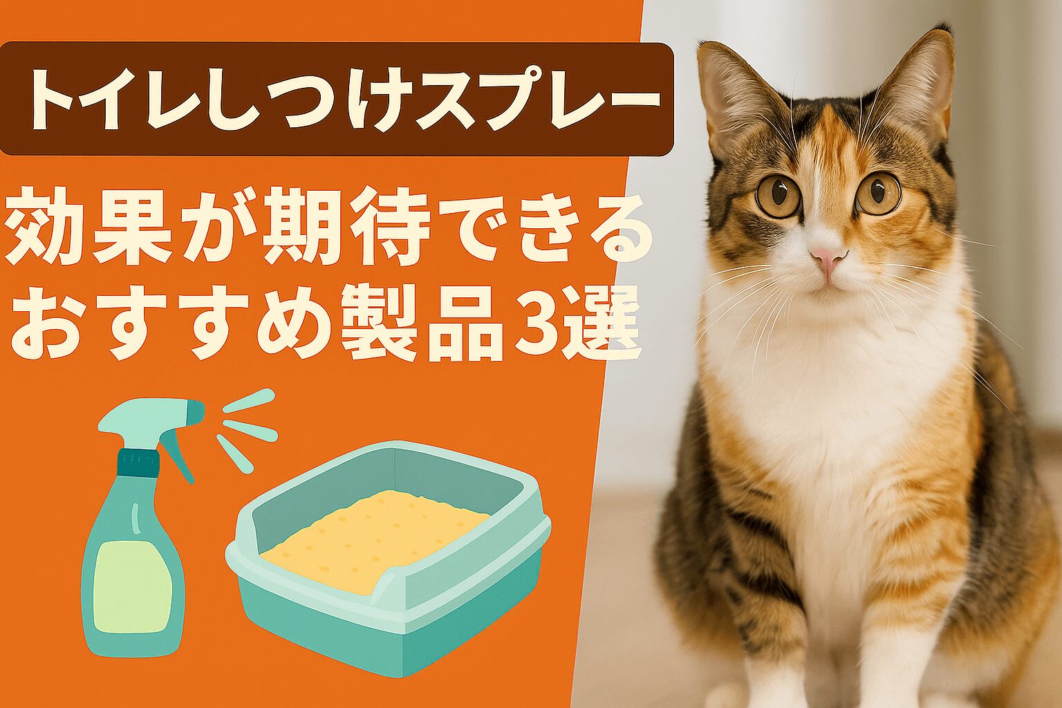 猫 トイレ しつけ スプレー 効果