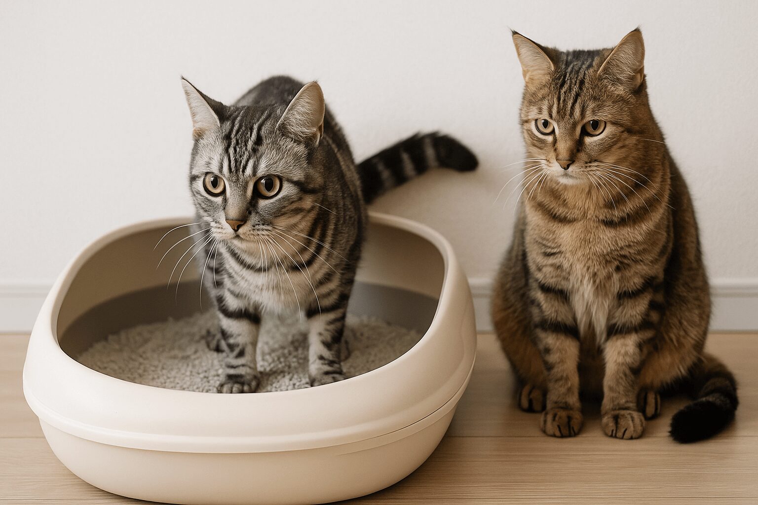 猫　多頭飼い　トイレ　共用