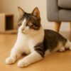 キジ白　猫　オス　珍しい