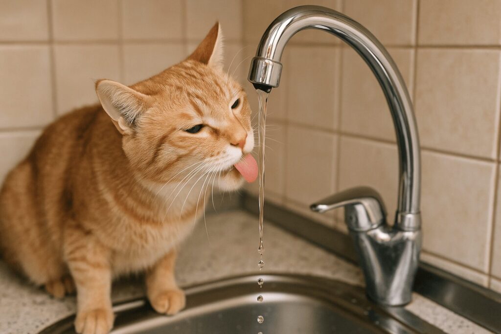 猫は水道水と浄水器のどちらの水を飲むべき？