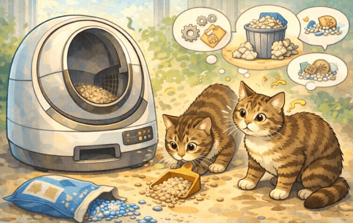 HHOLOVE自動猫トイレProの口コミで分かる注意点